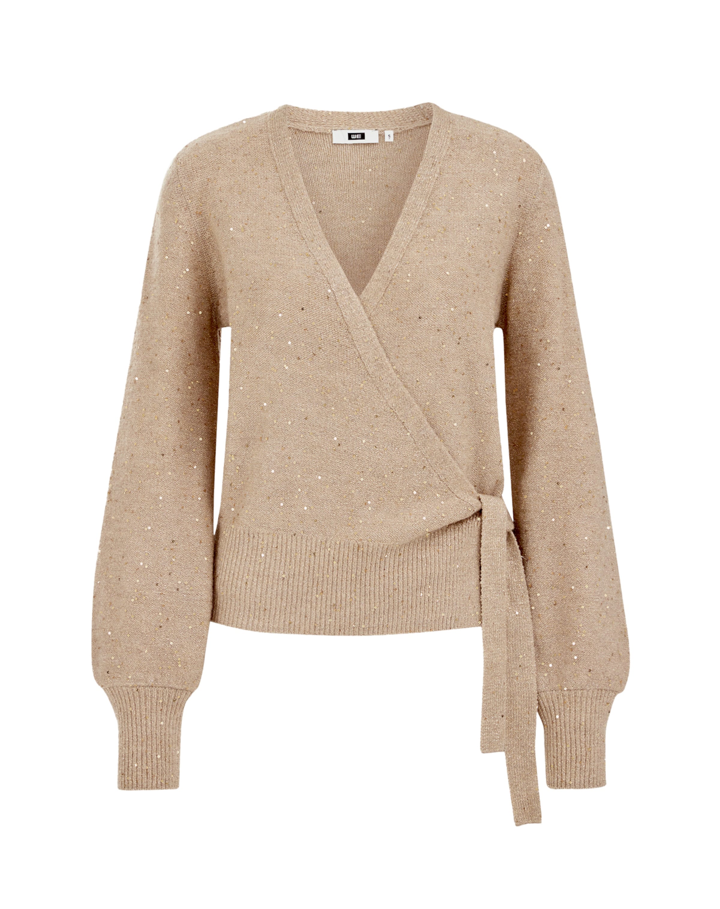 WE Fashion Sweater in Beige: front