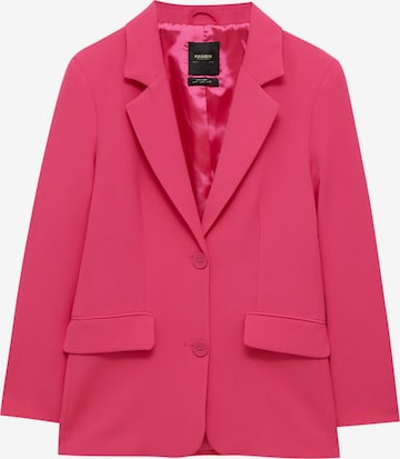 Pull&Bear Blazer in Pink: front