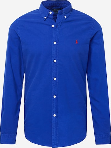 Polo Ralph Lauren - Camisa em azul: frente