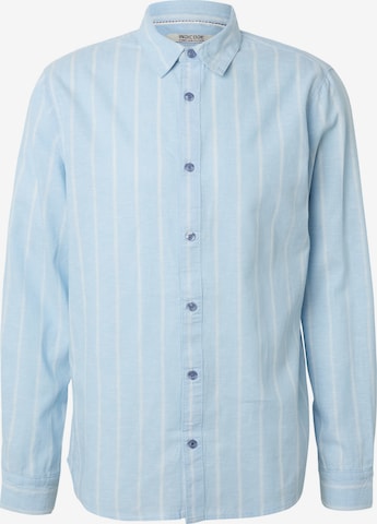 INDICODE JEANS Regular Fit Hemd 'Tryp' in Blau: Vorderseite