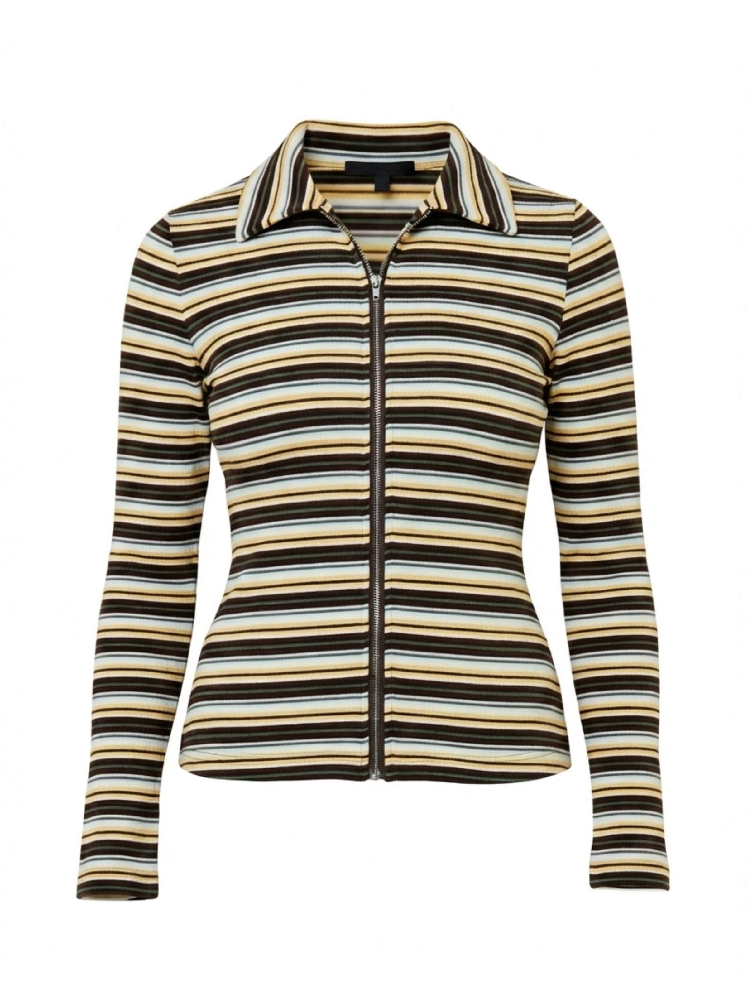 Giacca di felpa di South Beach in giallo: frontale