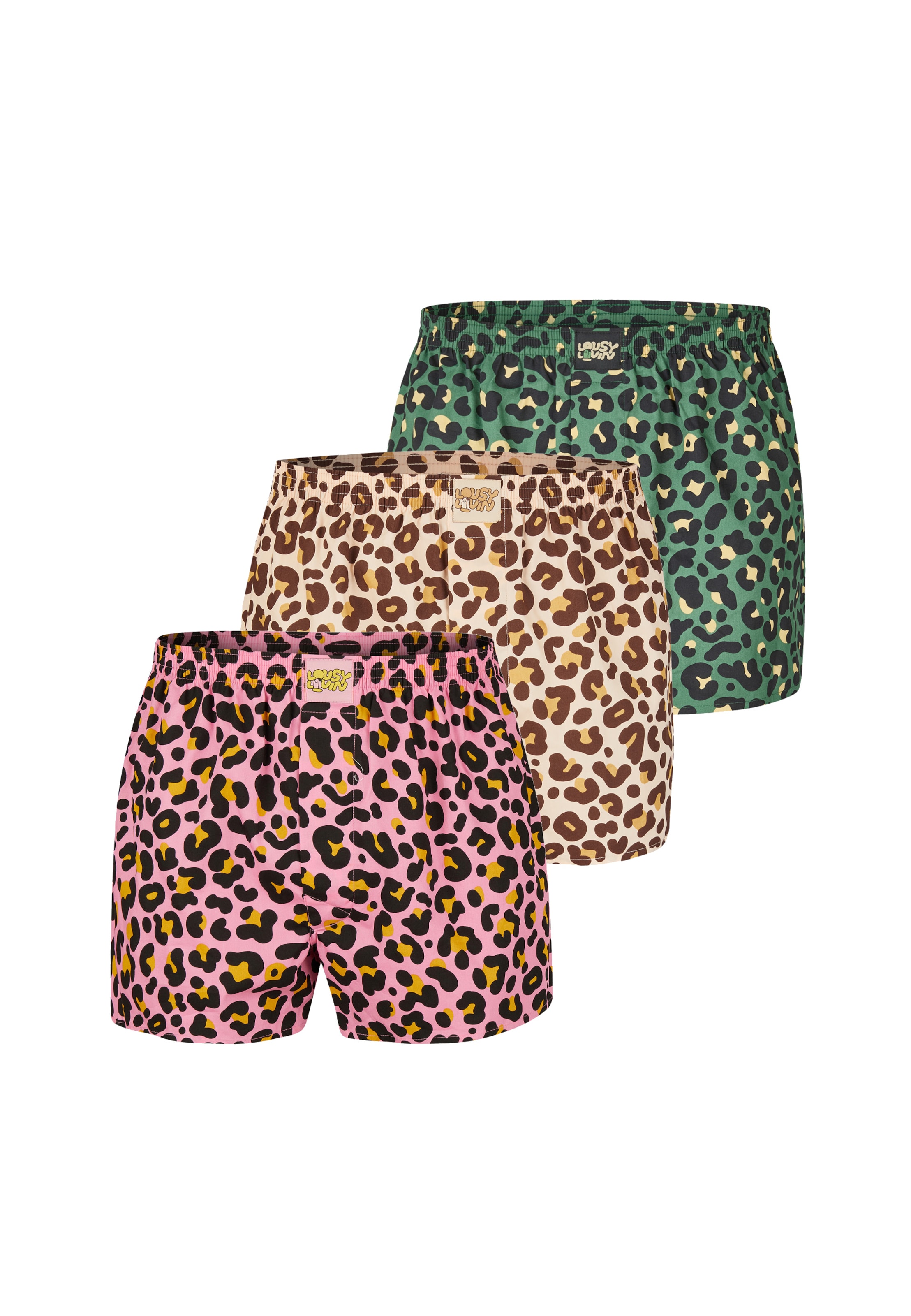 Lousy Livin Boxershorts in Beige: voorkant