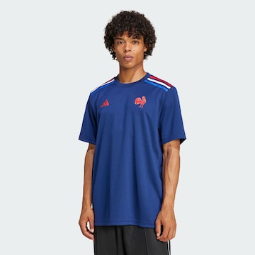 ADIDAS PERFORMANCE Trikot 'France Rugby Home Supporter' in Blau: Vorderseite