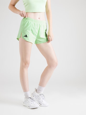 ADIDAS PERFORMANCE Regular Sportshorts 'ADIZERO' in Grün: predná strana