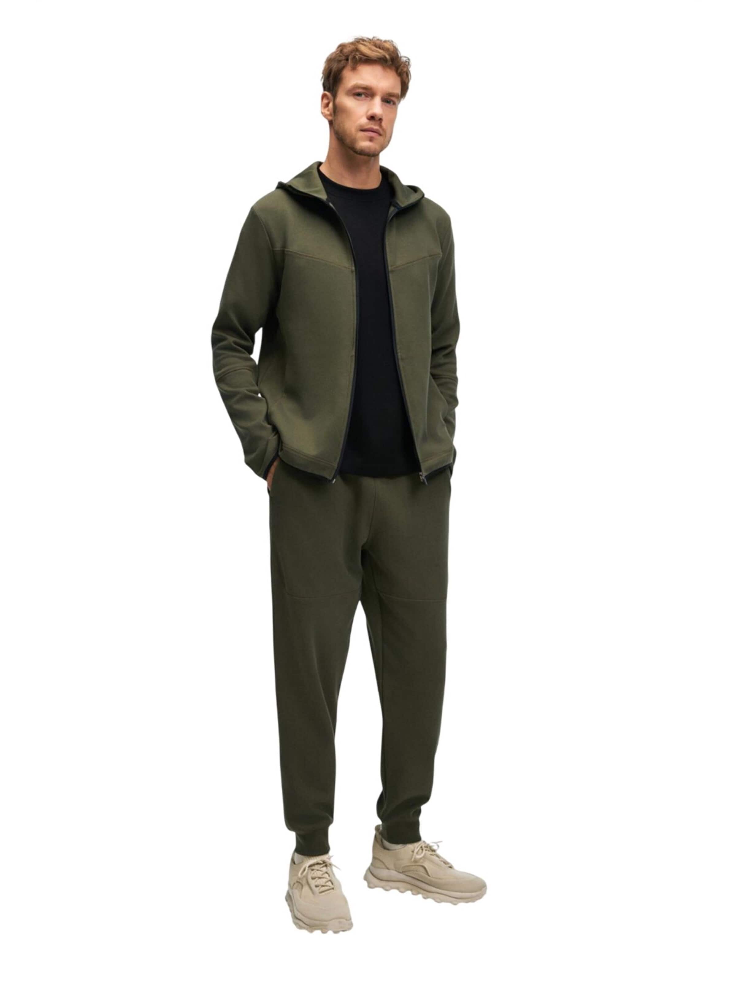 Grimelange Zip-Up Hoodie in Green
