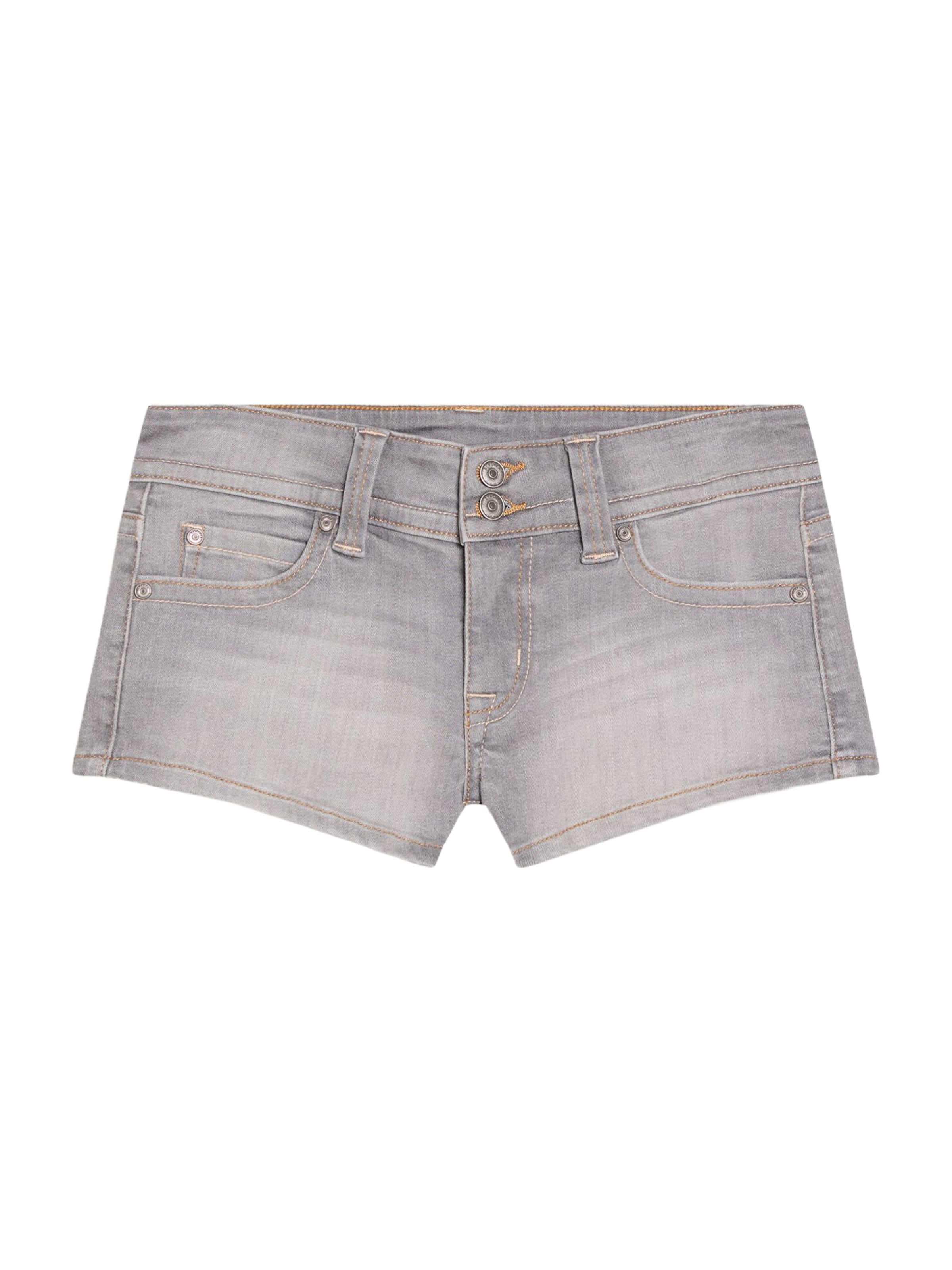 Bershka Úzky strih Džínsy - Sivá: predná strana