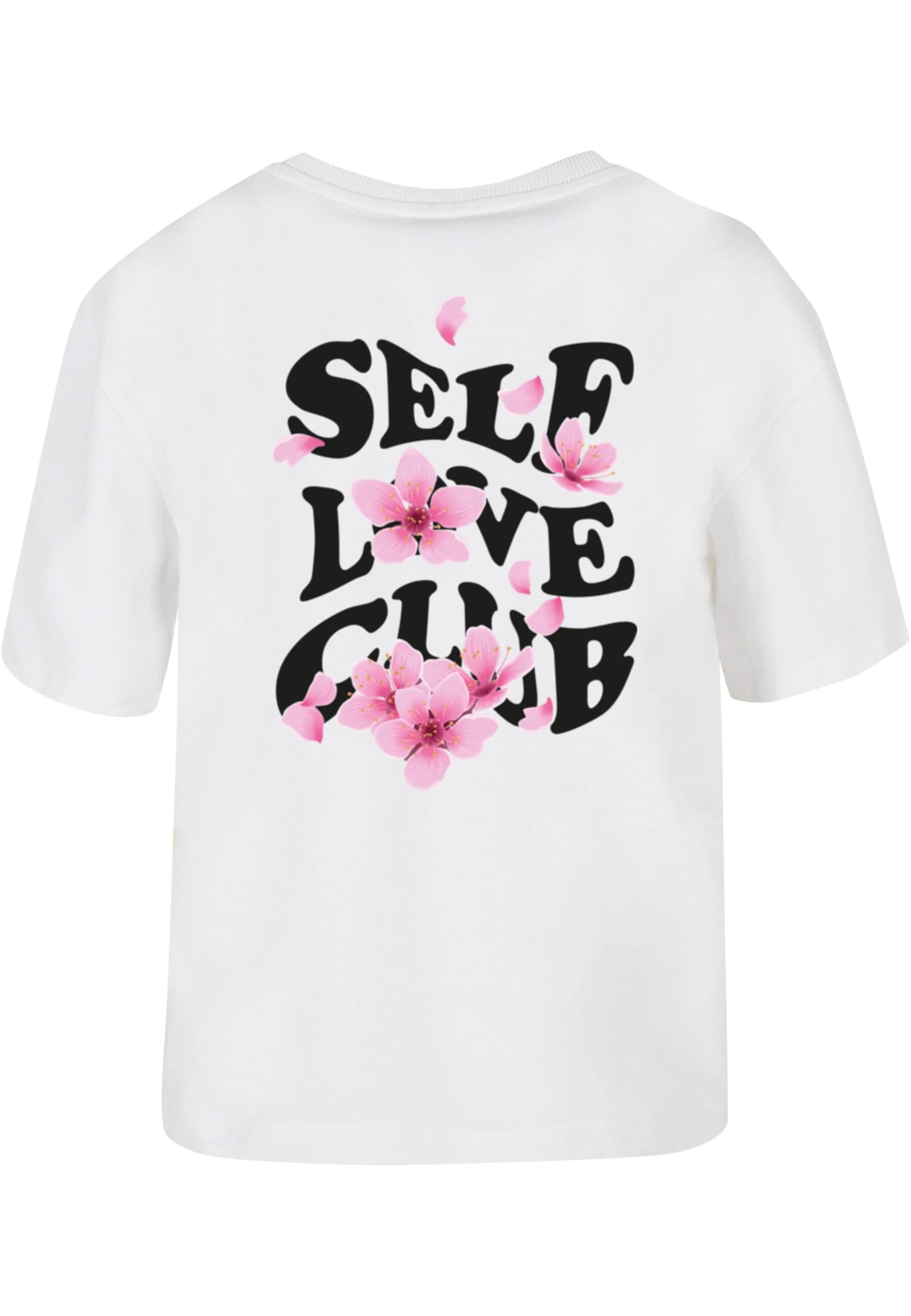 T-shirt 'Self Love Club' Mister Tee en blanc