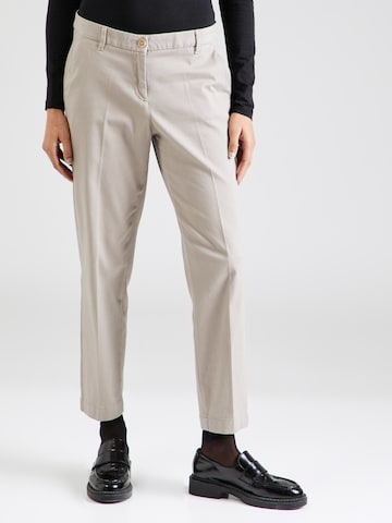 Sisley Regular Trousers in Beige: front