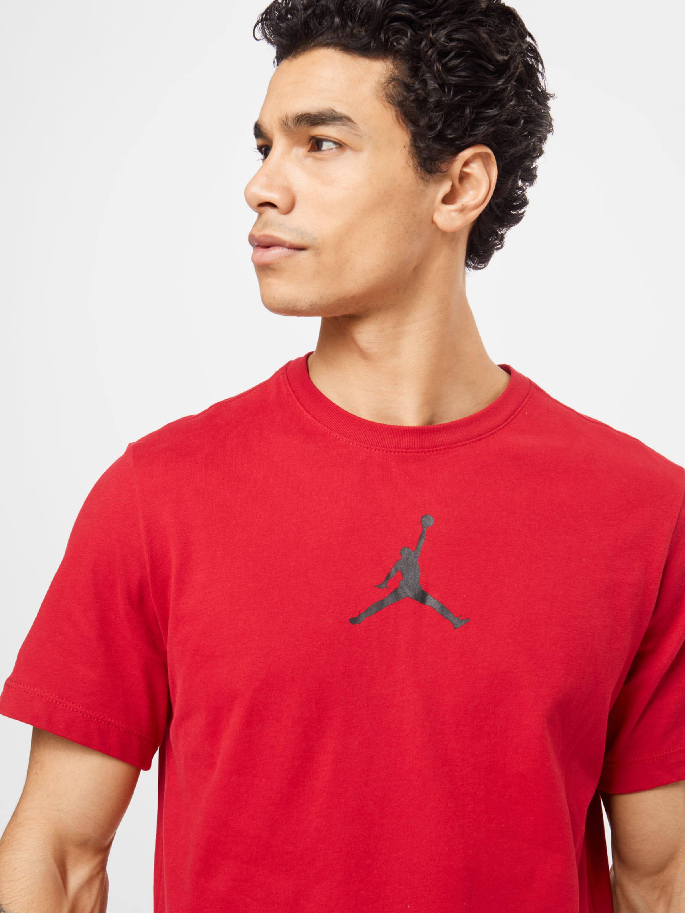 Homme T-Shirt Jumpman Jordan en Rouge 