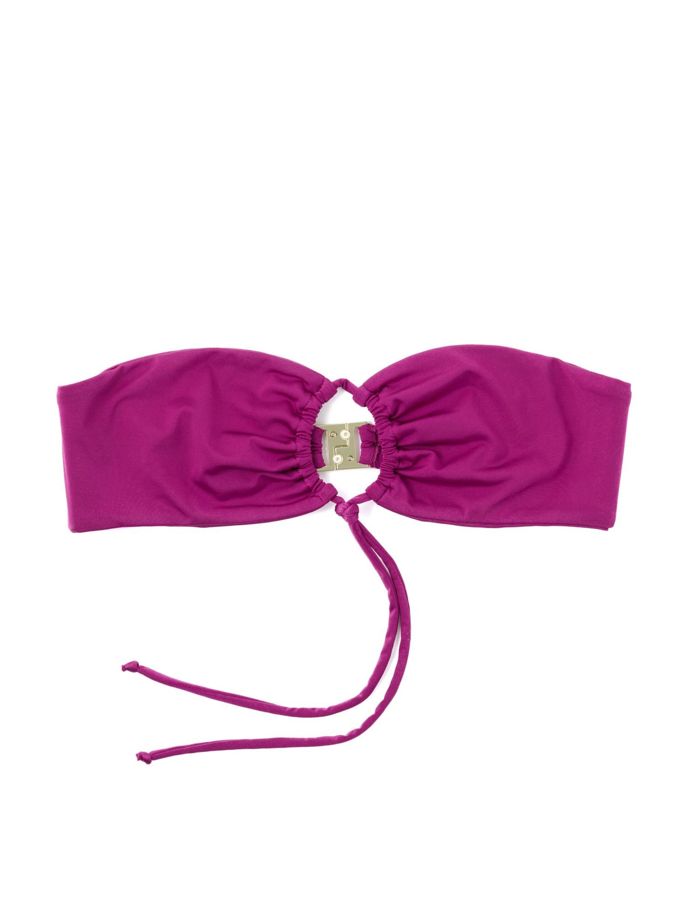 Matia Beachwear Bandeau Bikinitop 'Kim'‌‌‌‌‌‌‌‌‌‌ in Lila: Vorderseite