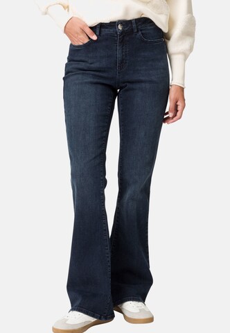 zero Flared Jeans in Blauw: voorkant