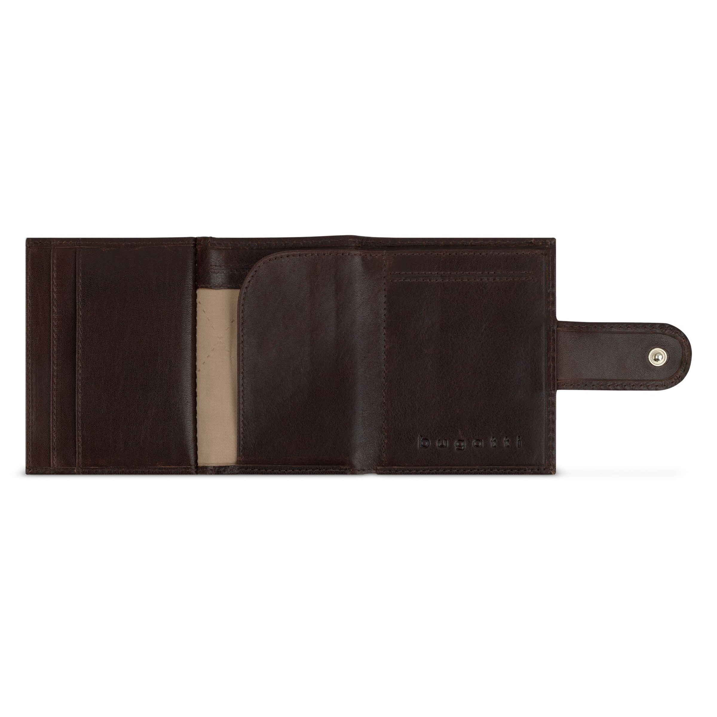 bugatti Portemonnaie 'Neaples' in Braun