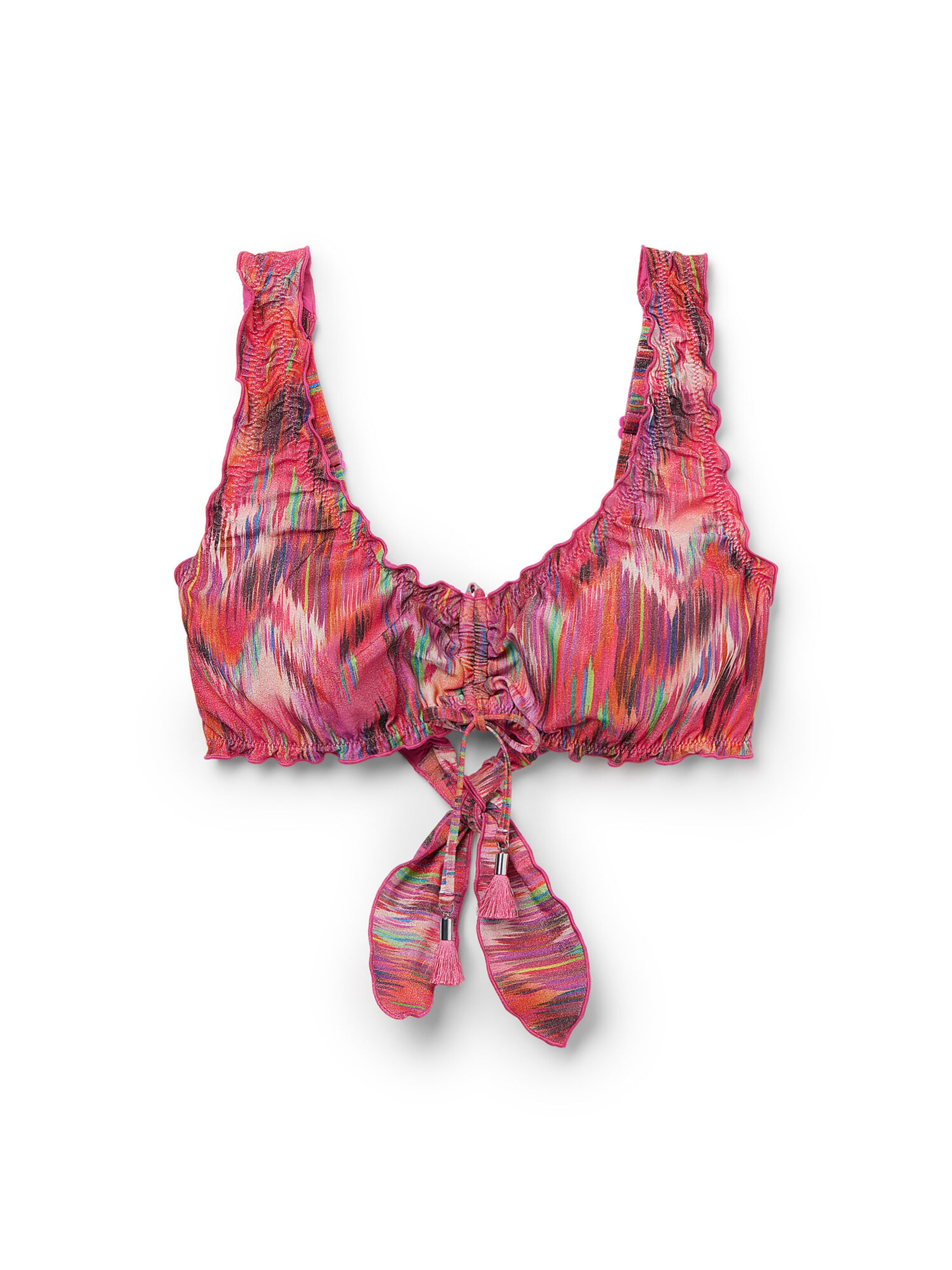 CALZEDONIA Bandeau Bikini Top in Mixed colors: front