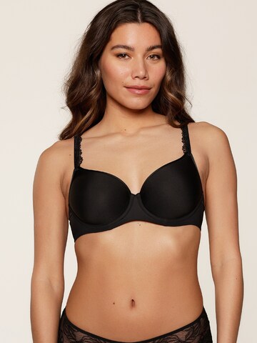 LingaDore T-Shirt BH in Schwarz: Vorderseite