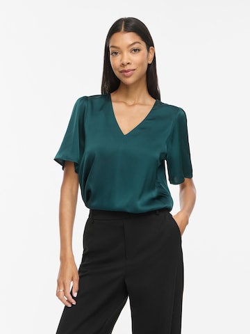 VILA Shirt 'VIENNA RAVENNA' in Groen: voorkant