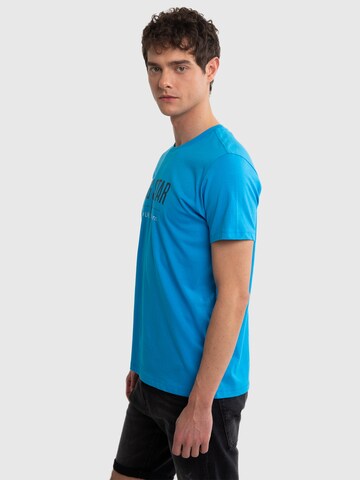 BIG STAR Shirt 'BRUNO ' in Blauw