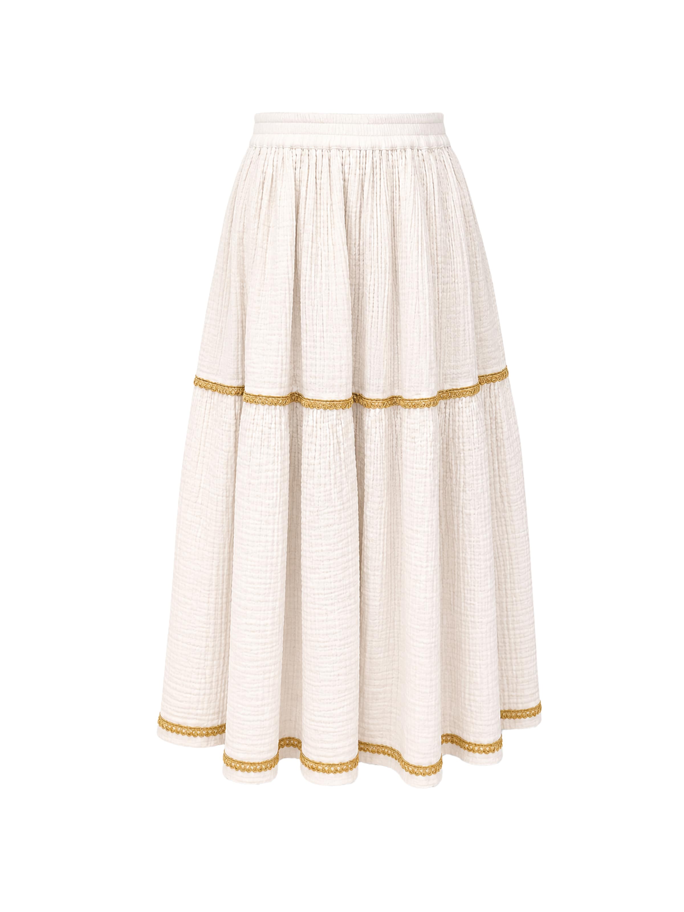 Haris Cotton Skirt 'Haris Cotton' in 34 in Ecru, Item view