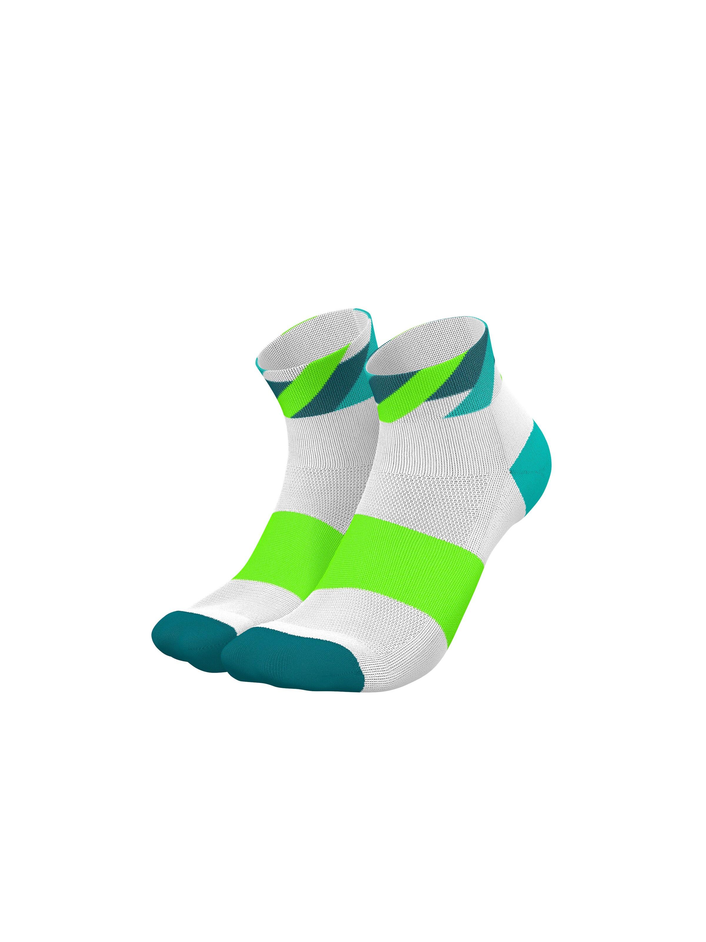 INCYLENCE Athletic Socks 'LOOPS SHORT' in Green: front