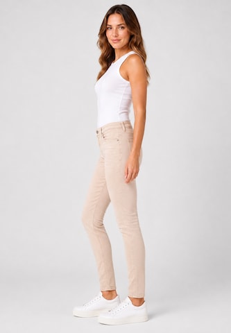 Slimfit Jeans di Elara in beige