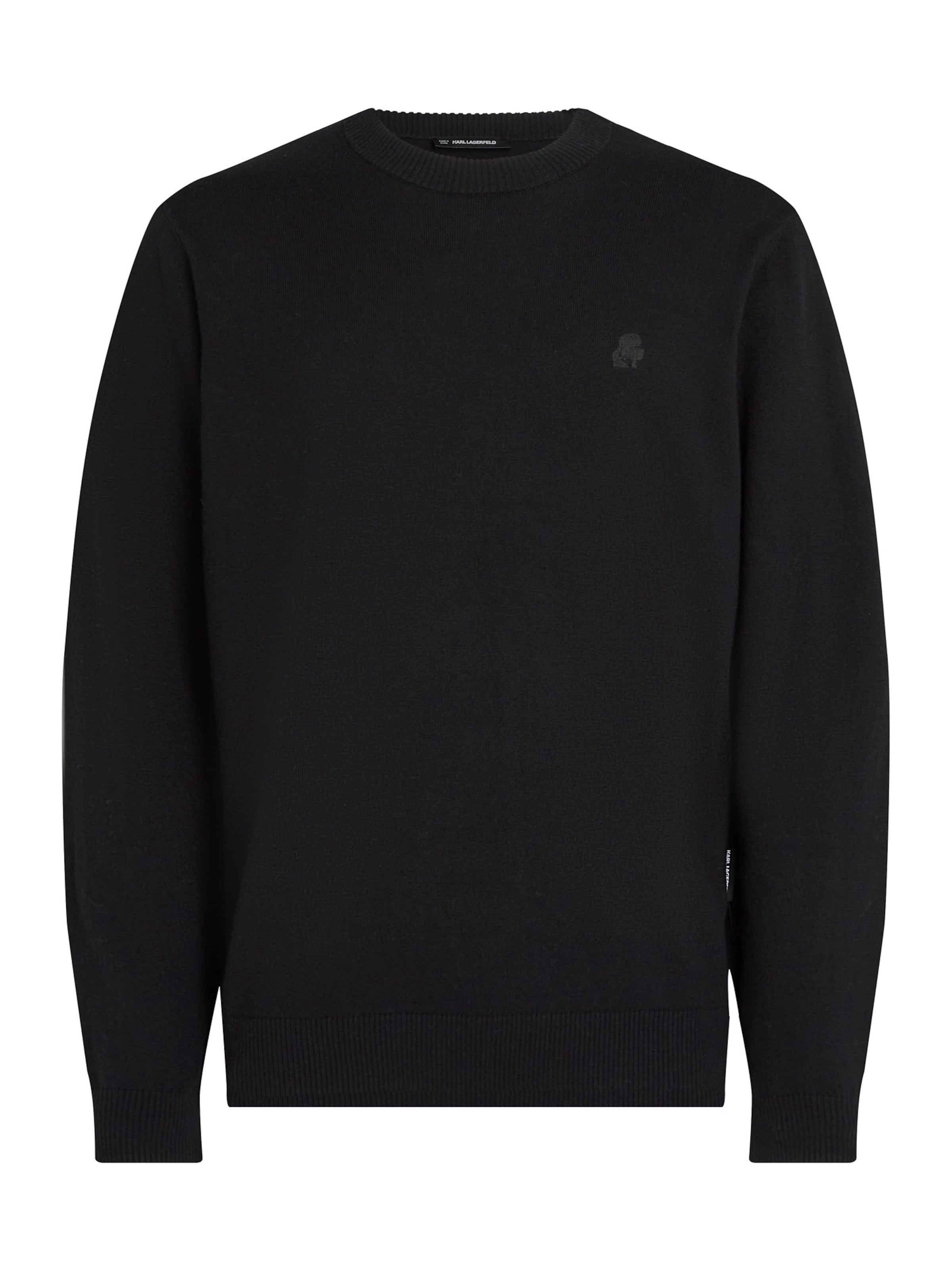 Karl Lagerfeld Πουλόβερ 'Kameo' σε μαύρο: μπροστά