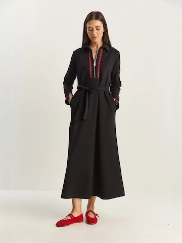 Bianco Lucci Blousejurk in Zwart