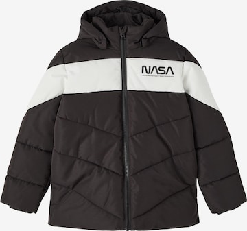 NAME IT Winter Jacket 'Nasa' in Black: front