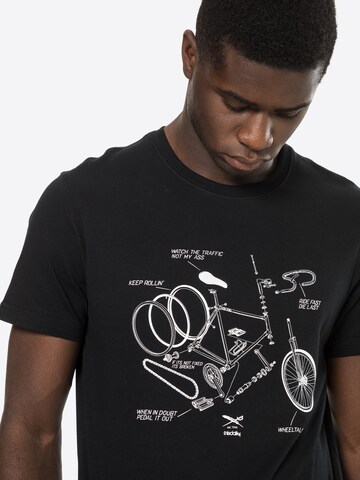 Iriedaily T-Shirt 'Bikeplosion' in Schwarz