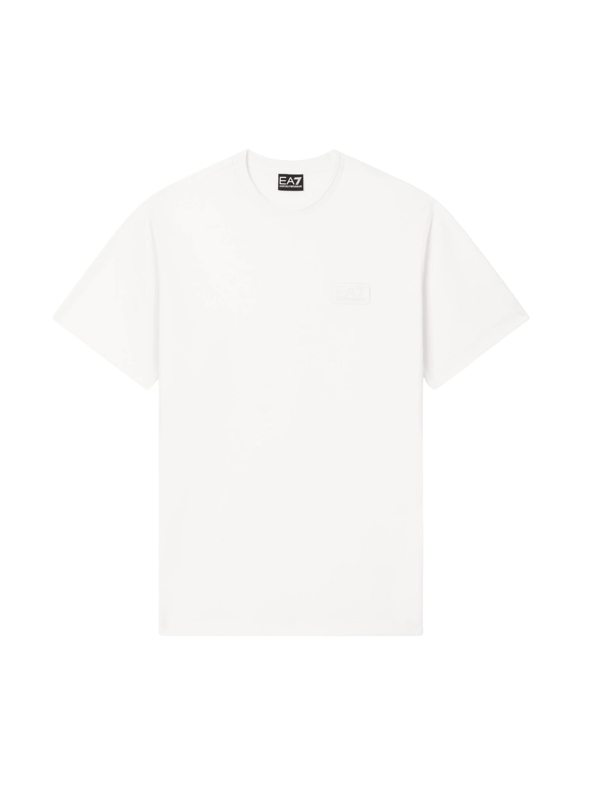 EA7 Emporio Armani Shirt 'EA7 EMPORIO ARMANI JERSEY T-SHIRT T-Shirt e Polo'‌‌‌‌‌‌‌‌‌‌ in Weiß: Vorderseite