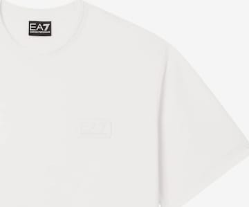 EA7 Emporio Armani Shirt 'EA7 EMPORIO ARMANI JERSEY T-SHIRT T-Shirt e Polo' in White: front