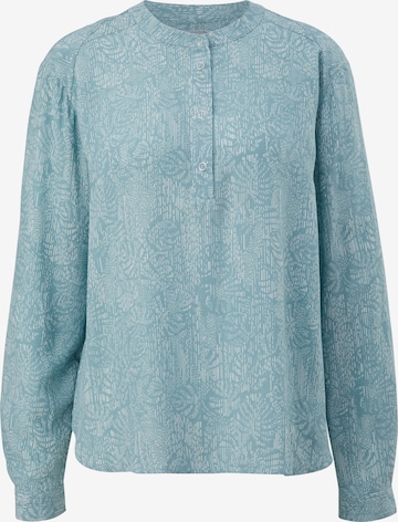 comma casual identity Blouse in Blauw: voorkant