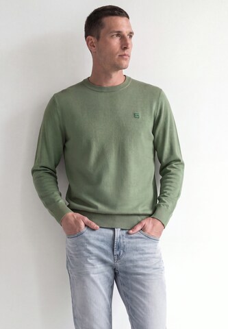 Street One MEN Pullover in Grün: Vorderseite