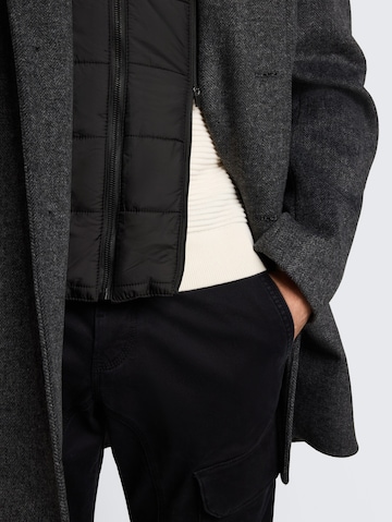 TOM TAILOR Mantel in Schwarz