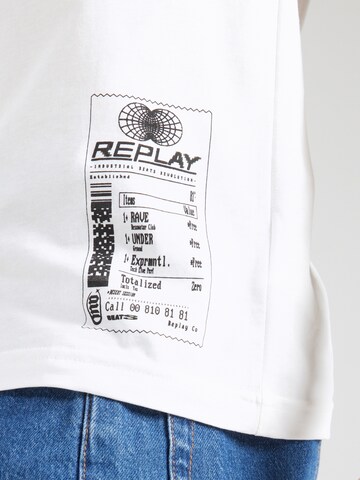 REPLAY T-Shirt in Weiß