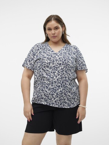Vero Moda Curve Blouse 'MENNY' in Blauw