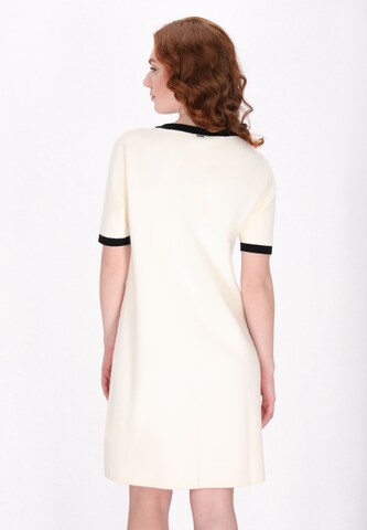 DreiMaster Klassik Knitted dress 'Classic Look' in White
