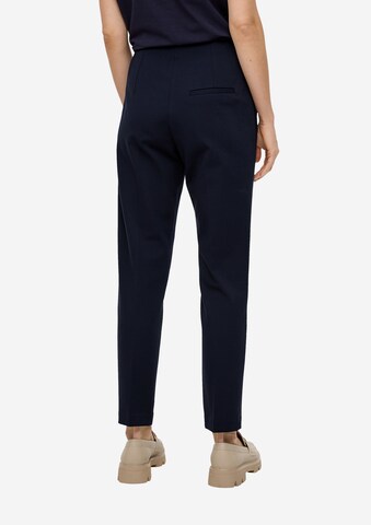 Effilé Pantalon à pince s.Oliver BLACK LABEL en bleu