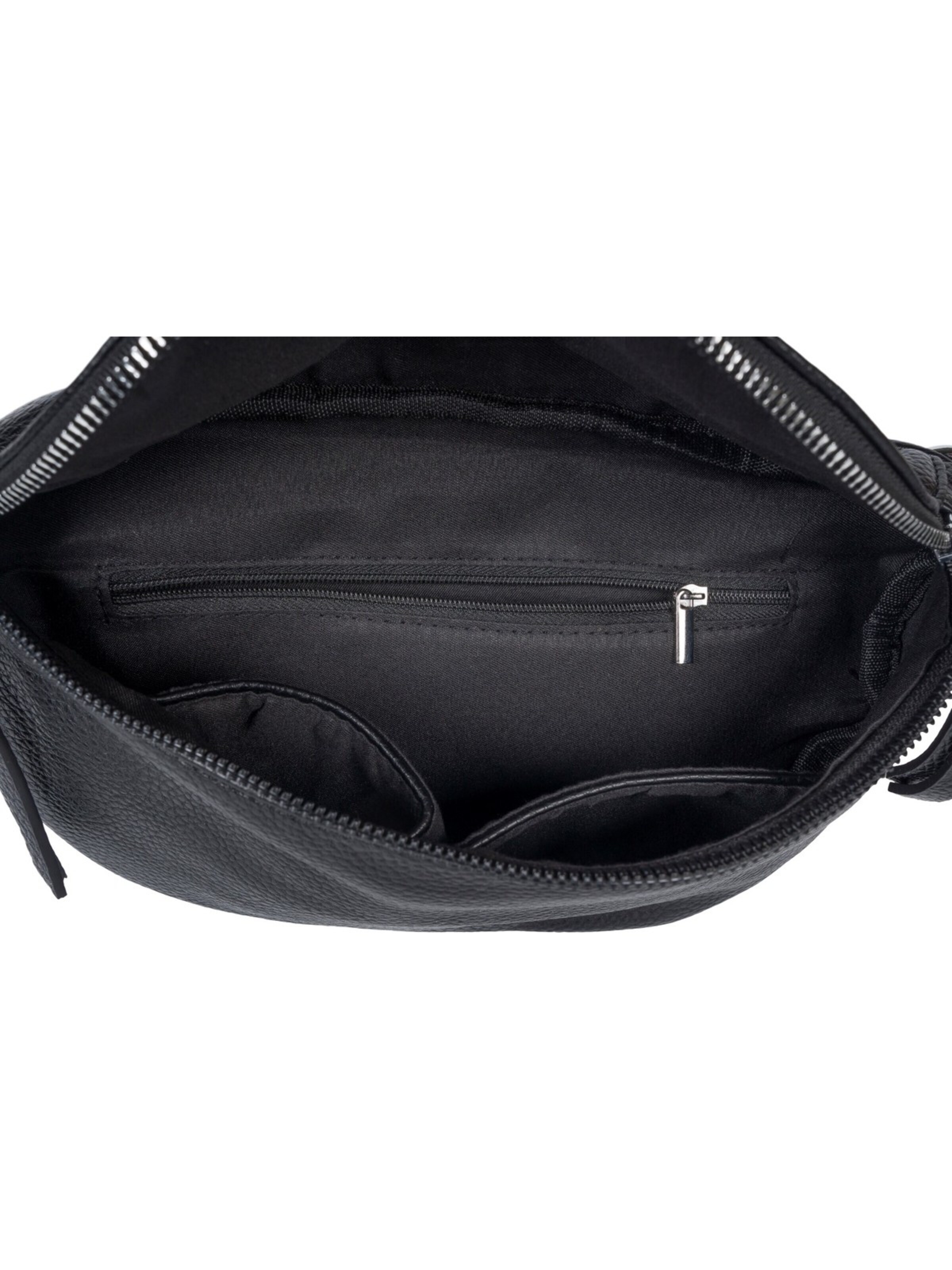 styleBREAKER Umhängetasche '2-Teiliges Set Halbmond Crossbody Bag'‌‌‌‌ in Schwarz