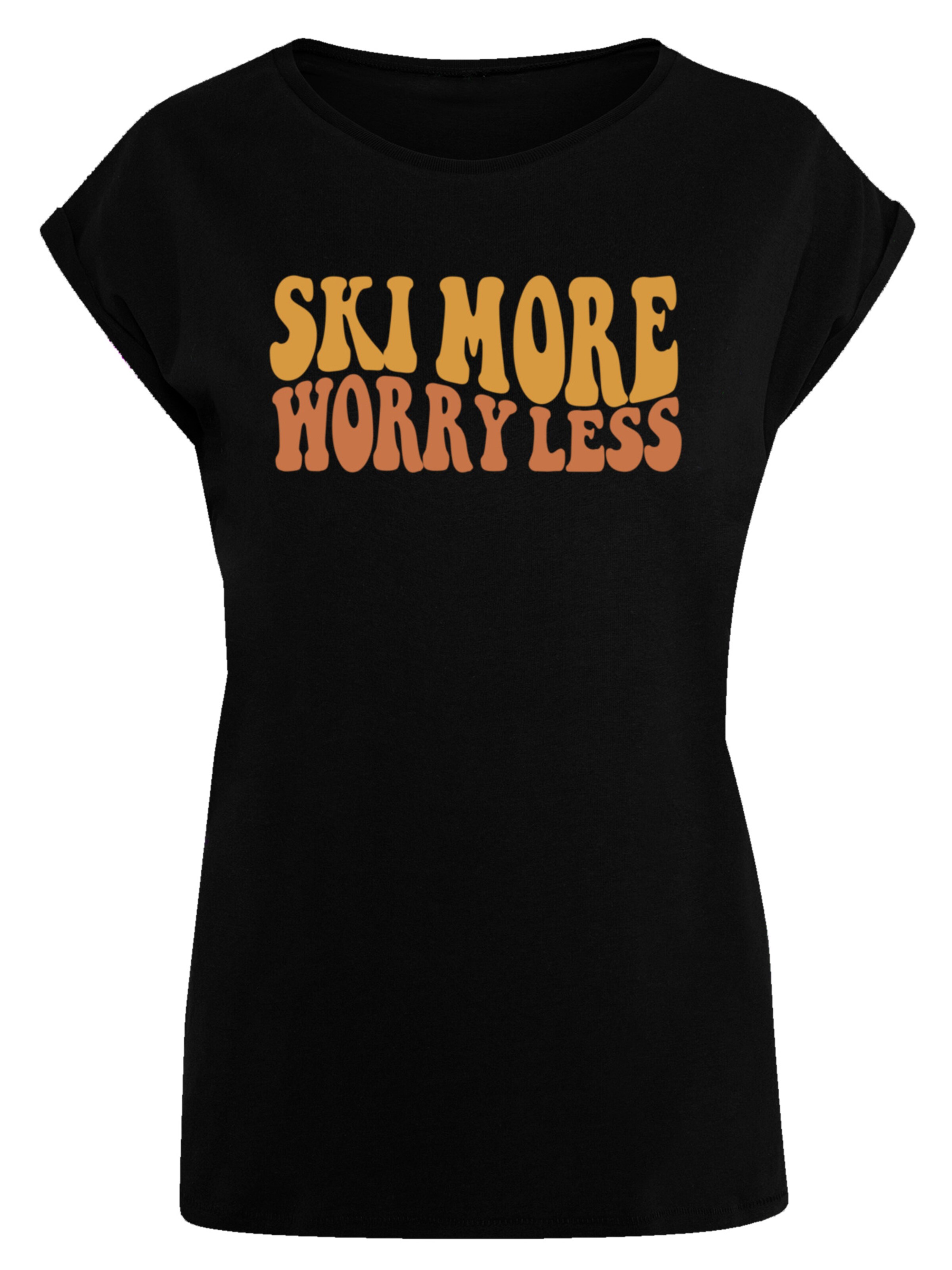 F4NT4STIC Shirt in Zwart: voorkant