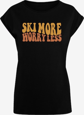 F4NT4STIC Shirt in Zwart: voorkant