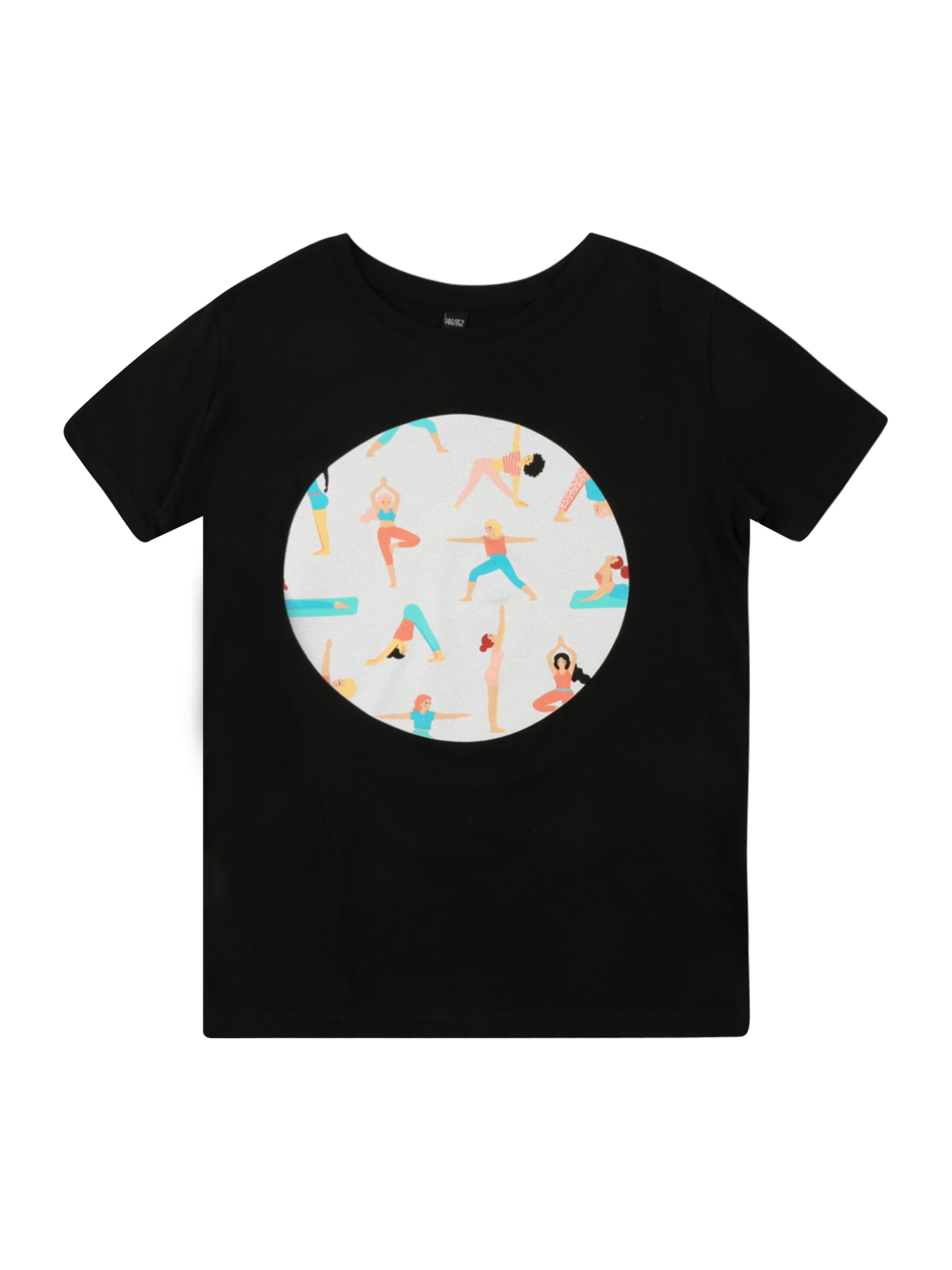 Maglietta 'Yoga' di Mister Tee in nero: frontale