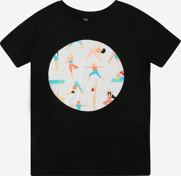 Mister Tee - Camiseta 'Yoga' en negro: frente