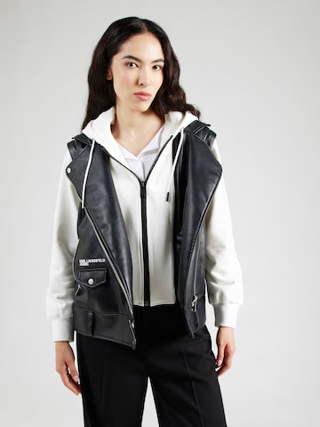 Veste mi-saison KARL LAGERFELD JEANS en noir : devant