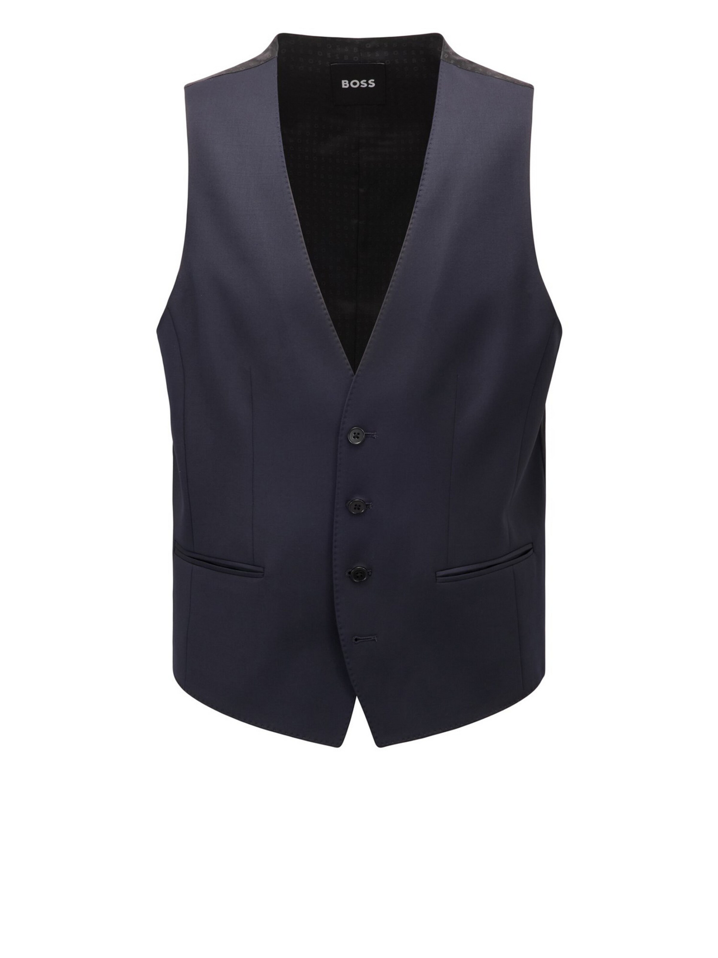 BOSS Anzugweste 'H-Huge' in Blau: Vorderseite
