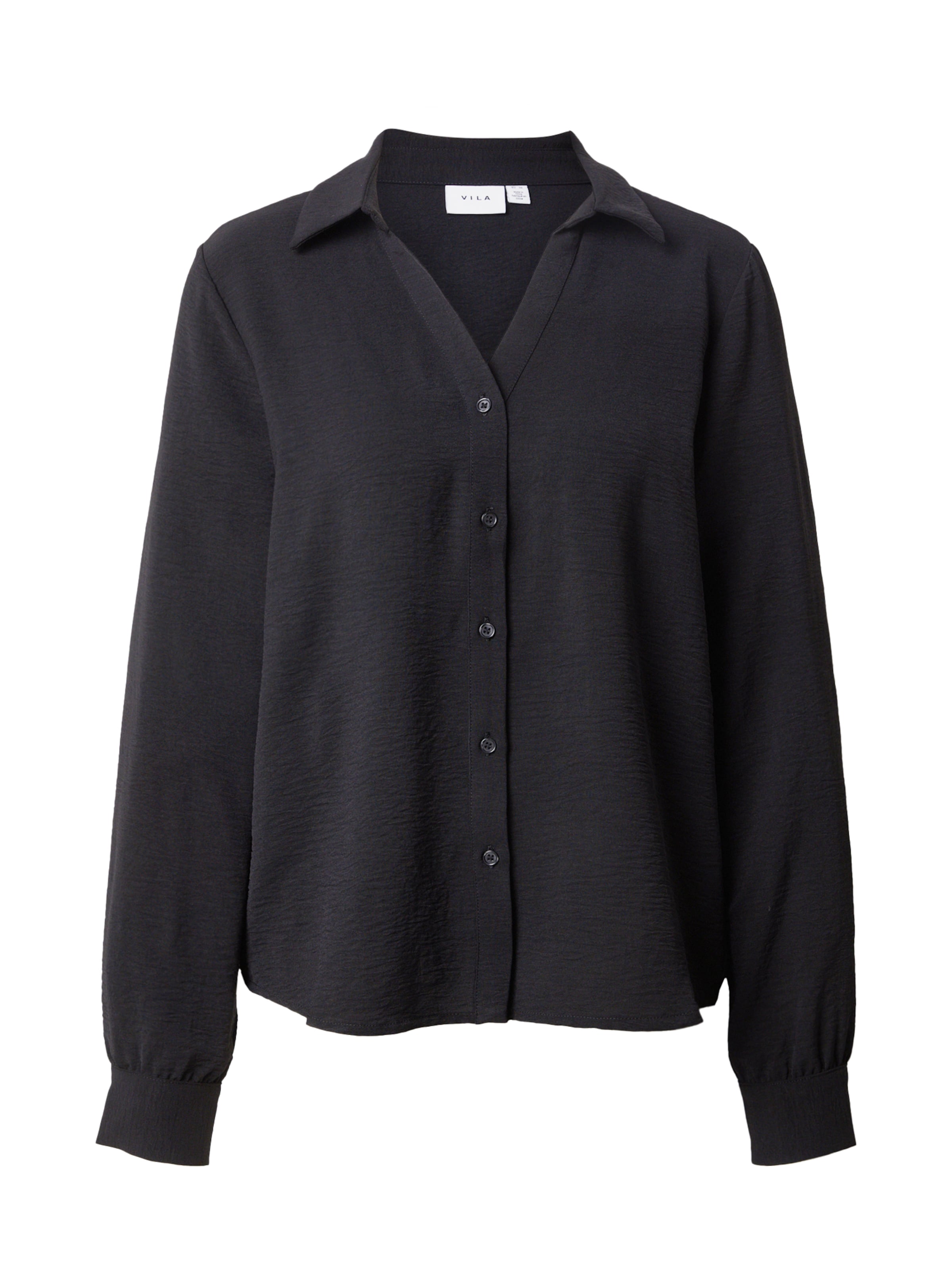 Bluză 'VIJosa' de la VILA pe negru: față