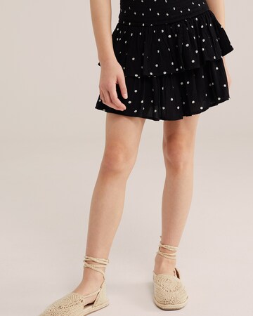 melns WE Fashion Svārki: no priekšpuses