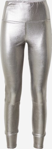 AllSaints Skinny Leggings 'CORA' - ezüst: elől