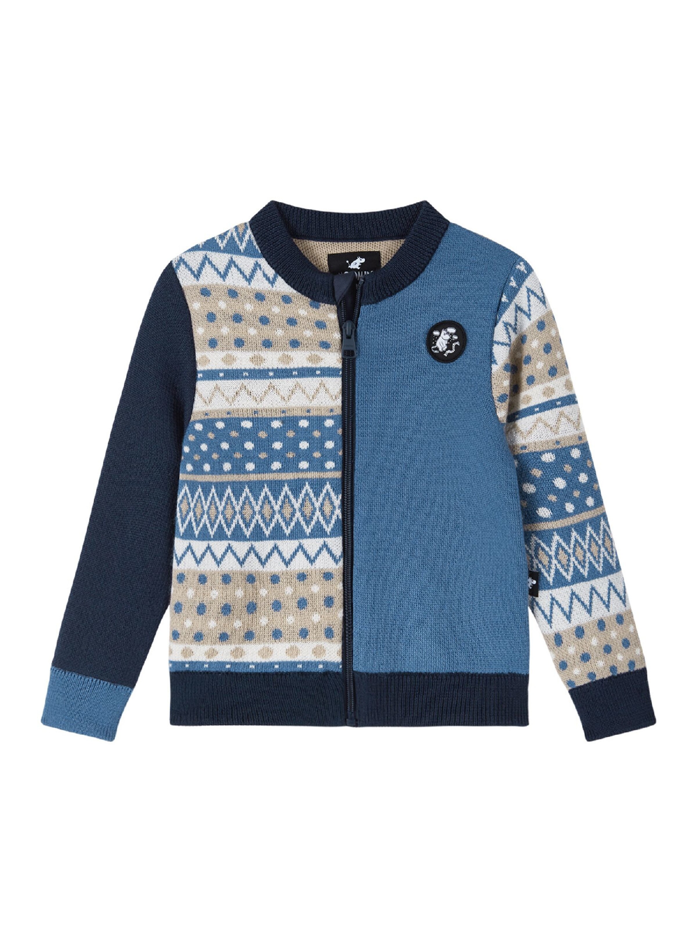 Cardigan ' Moomin Idelar ' Reima en bleu : devant
