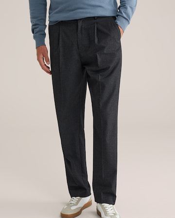 WE Fashion Loosefit Suorat housut värissä harmaa: etupuoli
