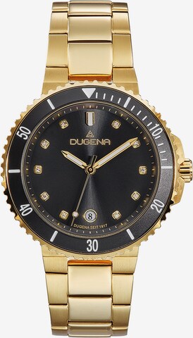 DUGENA Analog Watch in Gold: front