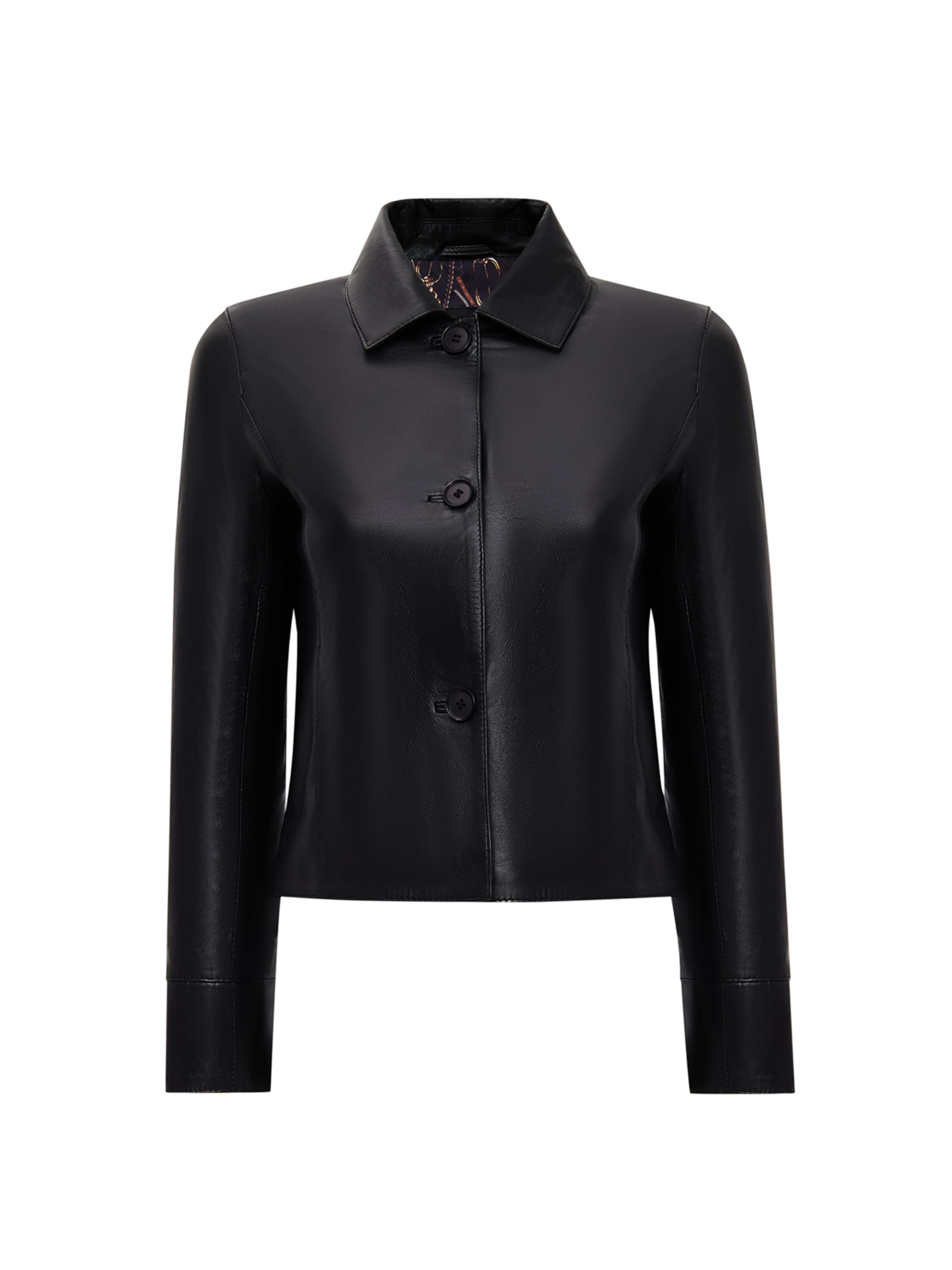 Derimod Jacke 'Beatrix' in Schwarz: Vorderseite